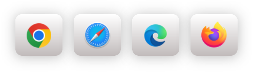 list of many browser apps