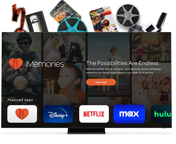 The Possibilities are endless - Apps supported by iMemories