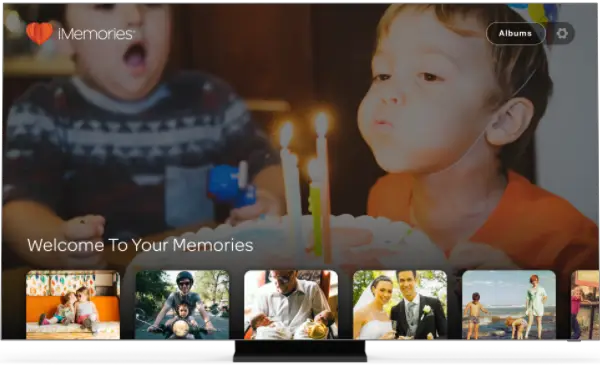 TV showing past memories